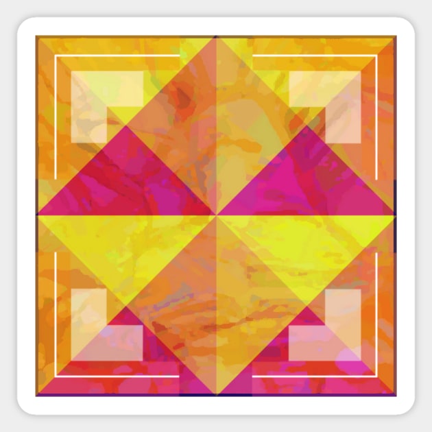 Geometric Marble Sticker by DANAROPER